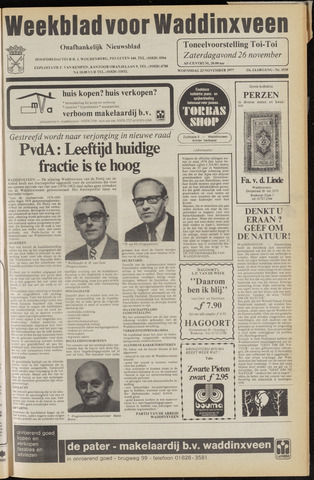 Weekblad voor Waddinxveen 1977-11-23