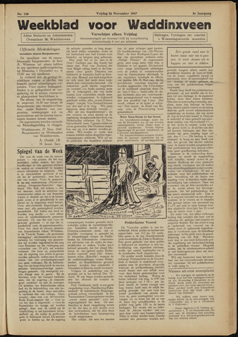 Weekblad voor Waddinxveen 1947-11-28