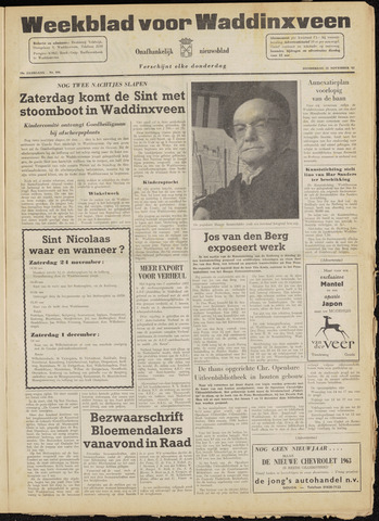 Weekblad voor Waddinxveen 1962-11-22