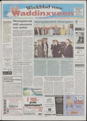 Weekblad voor Waddinxveen 2000-10-25