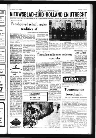 Schoonhovensche Courant 1971-07-07