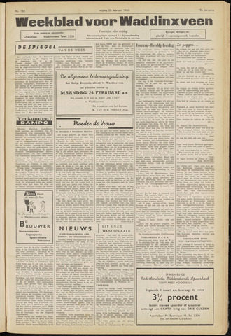 Weekblad voor Waddinxveen 1960-02-26