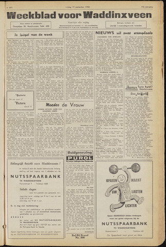 Weekblad voor Waddinxveen 1958-09-19