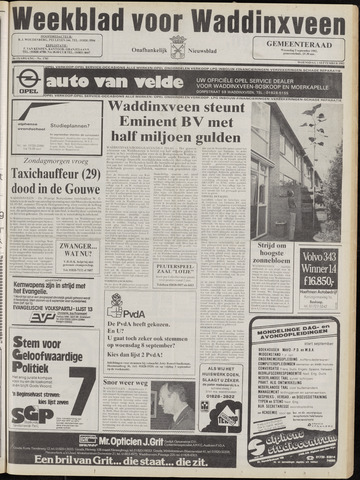 Weekblad voor Waddinxveen 1982-09-01