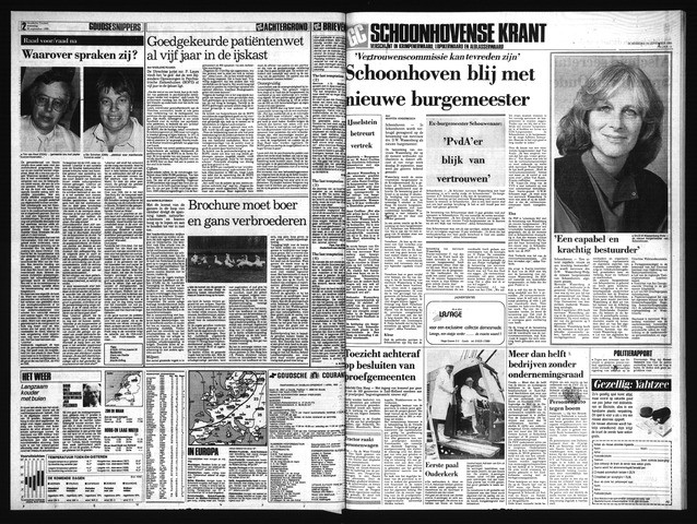 Schoonhovensche Courant 1988-09-29