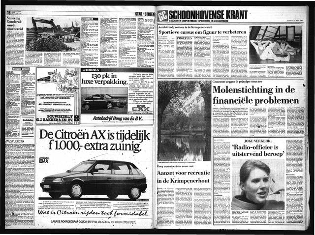 Schoonhovensche Courant 1988-04-16