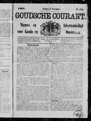 Goudsche Courant 1862-11-09