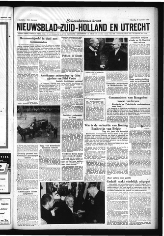 Schoonhovensche Courant 1960-09-19