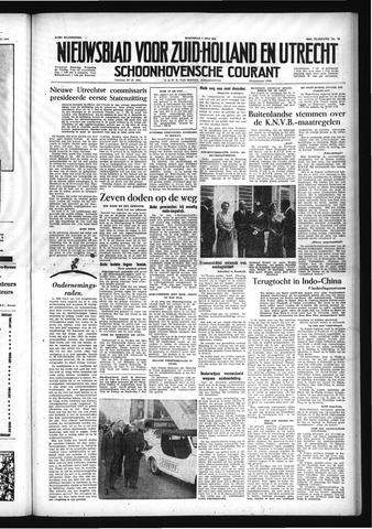 Schoonhovensche Courant 1954-07-07