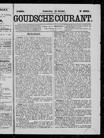 Goudsche Courant 1868-10-15
