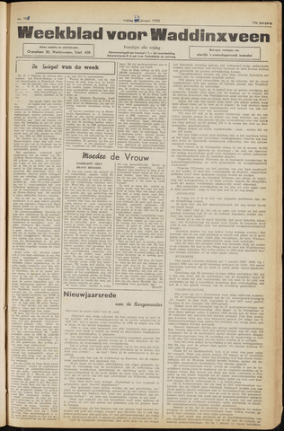 Weekblad voor Waddinxveen 1959-01-23