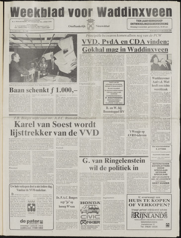 Weekblad voor Waddinxveen 1985-10-30