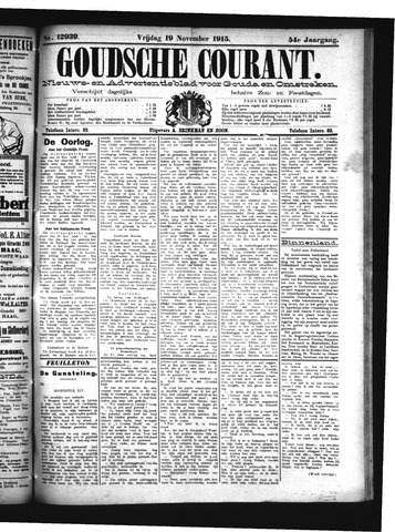 Goudsche Courant 1915-11-19