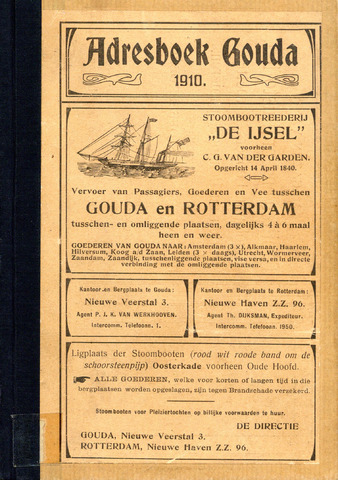 Adresboeken Gouda 1910