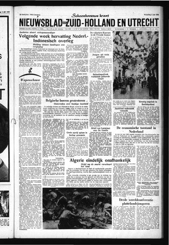 Schoonhovensche Courant 1962-07-04