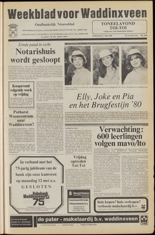 Weekblad voor Waddinxveen 1980-05-07