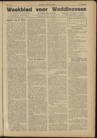 Weekblad voor Waddinxveen 1948-02-13