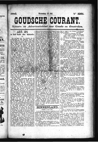 Goudsche Courant 1885-07-15