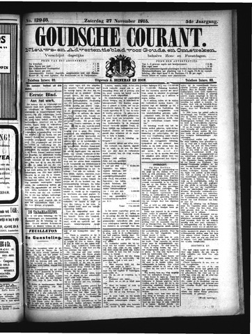 Goudsche Courant 1915-11-27