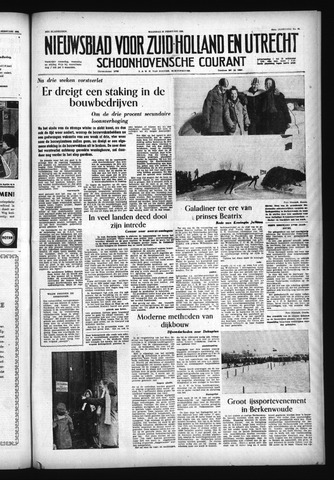 Schoonhovensche Courant 1956-02-27