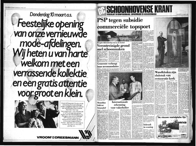 Schoonhovensche Courant 1988-03-10