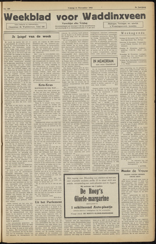 Weekblad voor Waddinxveen 1952-11-21