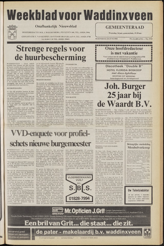 Weekblad voor Waddinxveen 1981-06-24