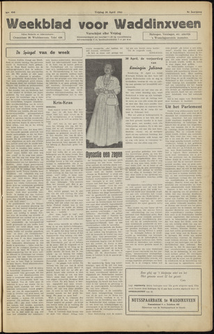 Weekblad voor Waddinxveen 1953-04-24
