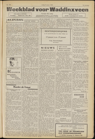 Weekblad voor Waddinxveen 1960-01-08
