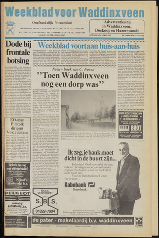 Weekblad voor Waddinxveen 1981