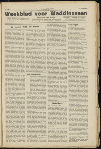 Weekblad voor Waddinxveen 1951-07-27
