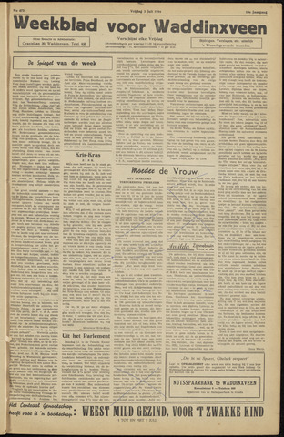 Weekblad voor Waddinxveen 1954-07-02