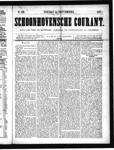 Schoonhovensche Courant 1873-09-14
