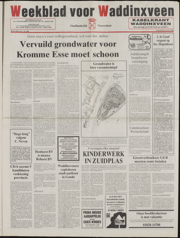 Weekblad voor Waddinxveen 1986-07-16