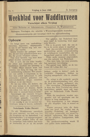 Weekblad voor Waddinxveen 1945-06-08