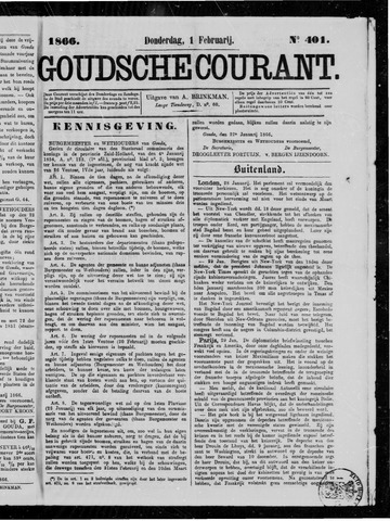 Goudsche Courant 1866-02-01