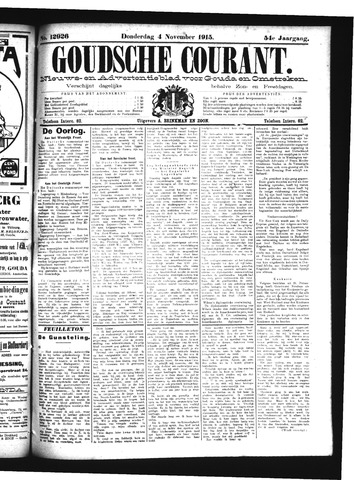 Goudsche Courant 1915-11-04