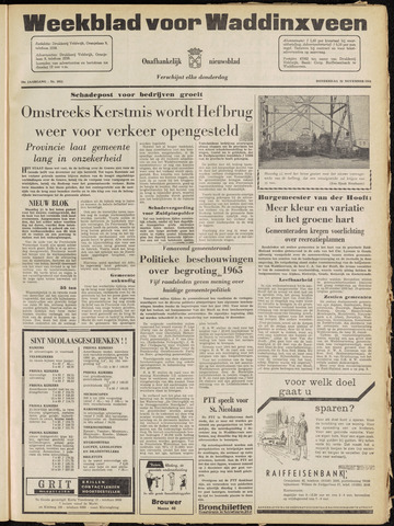 Weekblad voor Waddinxveen 1964-11-26