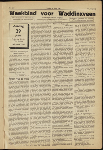 Weekblad voor Waddinxveen 1947-06-27