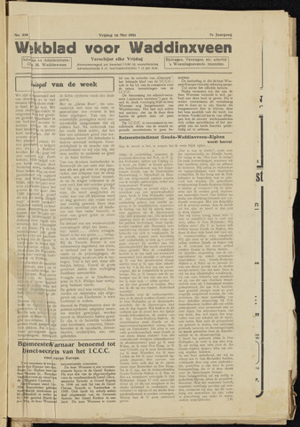 Weekblad voor Waddinxveen 1951-05-18