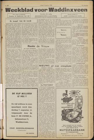 Weekblad voor Waddinxveen 1958-08-08