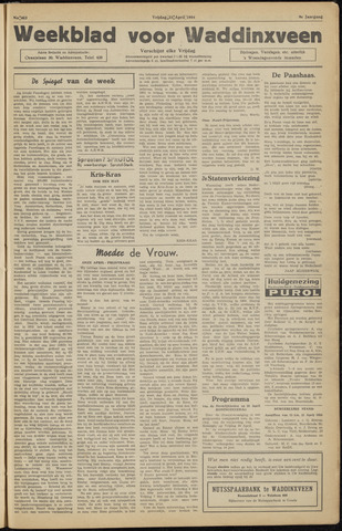 Weekblad voor Waddinxveen 1954-04-23