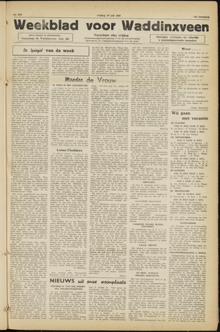 Weekblad voor Waddinxveen 1957-07-19