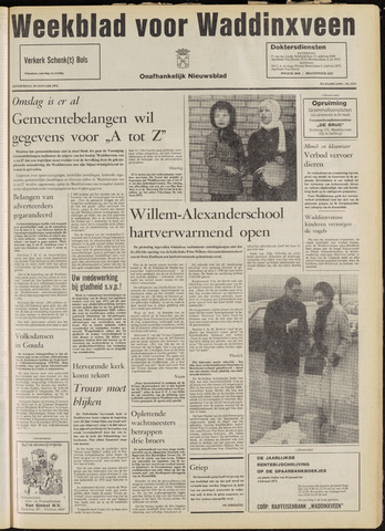 Weekblad voor Waddinxveen 1972-01-20