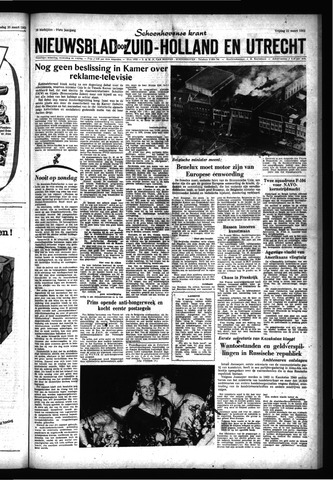 Schoonhovensche Courant 1963-03-22