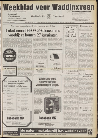 Weekblad voor Waddinxveen 1976-06-24