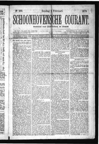 Schoonhovensche Courant 1879-02-02