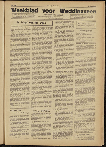 Weekblad voor Waddinxveen 1948-04-23