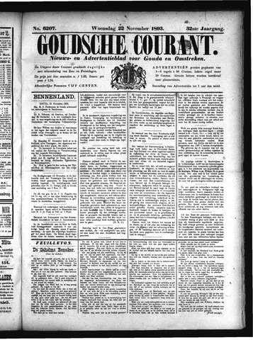 Goudsche Courant 1893-11-22