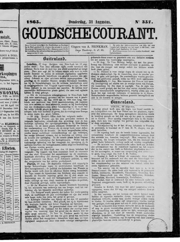 Goudsche Courant 1865-08-31
